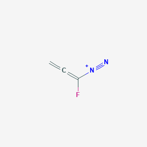 molecular formula C3H2FN2+ B14181767 1-Fluoropropadiene-1-diazonium CAS No. 918108-32-4