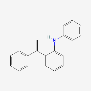 molecular formula C20H17N B14181903 N-Phenyl-2-(1-phenylethenyl)aniline CAS No. 918163-07-2
