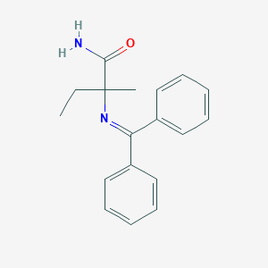 molecular formula C18H20N2O B14181910 N~2~-(Diphenylmethylidene)isovalinamide CAS No. 922704-90-3