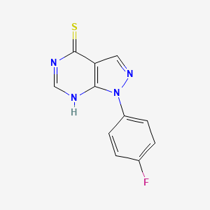 1-(4-fluorophenyl)-1H-pyrazolo[3,4-d]pyrimidine-4-thiol