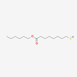 molecular formula C14H28O2S B14181990 Hexyl 8-sulfanyloctanoate CAS No. 923262-84-4