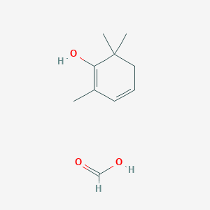 molecular formula C10H16O3 B14181998 Formic acid;2,6,6-trimethylcyclohexa-1,3-dien-1-ol CAS No. 849752-72-3