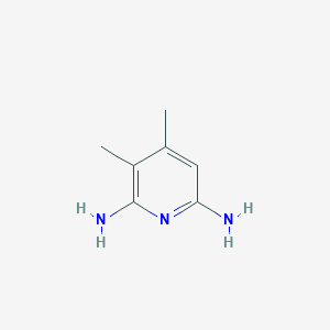 molecular formula C7H11N3 B141820 3,4-Dimethylpyridine-2,6-diamine CAS No. 127698-66-2