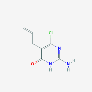 molecular formula C7H8ClN3O B1418206 5-Allyl-2-amino-6-chloro-4-pyrimidinol CAS No. 886362-18-1