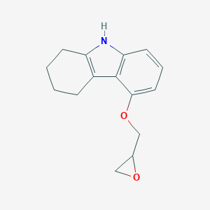 molecular formula C15H17NO2 B141821 5-(oxiran-2-ylmethoxy)-2,3,4,9-tetrahydro-1H-carbazole CAS No. 58457-32-2