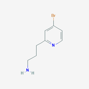 molecular formula C8H11BrN2 B14182151 3-(4-Bromo-pyridin-2-YL)-propylamine CAS No. 1060808-85-6