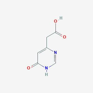 molecular formula C6H6N2O3 B1418217 (6-羟基嘧啶-4-基)乙酸 CAS No. 1119449-91-0