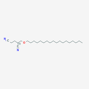 molecular formula C24H44N2O B14182203 2-[(Octadecyloxy)methyl]pentanedinitrile CAS No. 920982-98-5