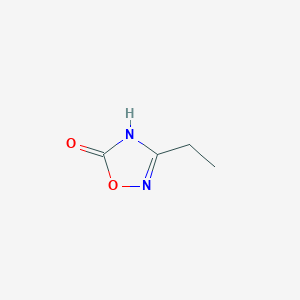molecular formula C4H6N2O2 B1418223 3-Ethyl-1,2,4-oxadiazol-5-ol CAS No. 57689-63-1
