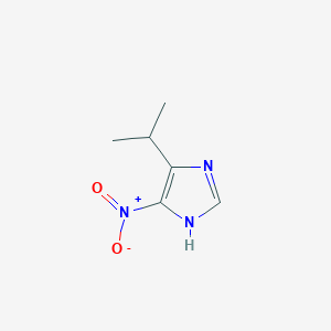 molecular formula C6H9N3O2 B1418230 4-Isopropyl-5-nitro-1H-imidazole CAS No. 1936503-63-7