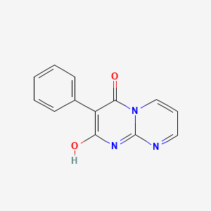 molecular formula C13H9N3O2 B1418234 2-hydroxy-3-phenyl-4H-pyrimido[1,2-a]pyrimidin-4-one CAS No. 1306739-05-8