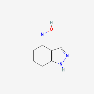 molecular formula C7H9N3O B1418236 (4Z)-1,5,6,7-tetrahydro-4H-indazol-4-one oxime CAS No. 1119451-04-5