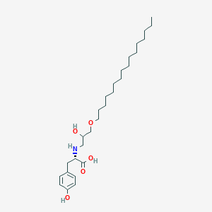 molecular formula C28H49NO5 B14182447 N-[3-(Hexadecyloxy)-2-hydroxypropyl]-L-tyrosine CAS No. 918886-08-5
