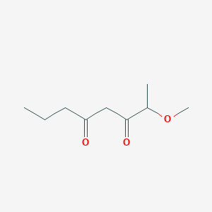 molecular formula C9H16O3 B14182465 2-Methoxyoctane-3,5-dione CAS No. 865302-64-3