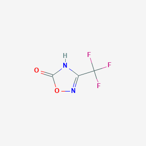 molecular formula C3HF3N2O2 B1418250 3-(三氟甲基)-1,2,4-噁二唑-5-醇 CAS No. 1338494-62-4