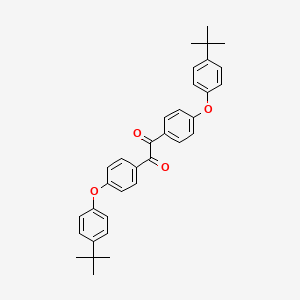 molecular formula C34H34O4 B14182571 Bis[4-(4-tert-butylphenoxy)phenyl]ethane-1,2-dione CAS No. 926896-66-4