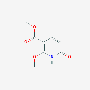 molecular formula C8H9NO4 B14182586 Methyl 6-hydroxy-2-methoxynicotinate CAS No. 1060806-83-8