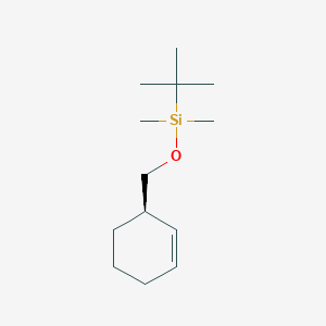 molecular formula C13H26OSi B14182620 tert-Butyl{[(1R)-cyclohex-2-en-1-yl]methoxy}dimethylsilane CAS No. 920750-20-5