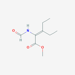 molecular formula C9H15NO3 B14182737 Methyl 3-ethyl-2-formamidopent-2-enoate CAS No. 872607-77-7