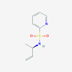 molecular formula C9H12N2O2S B14182751 N-[(2R)-but-3-en-2-yl]pyridine-2-sulfonamide CAS No. 861848-44-4