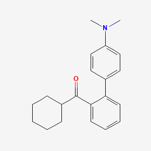 molecular formula C21H25NO B14182865 Cyclohexyl[4'-(dimethylamino)[1,1'-biphenyl]-2-yl]methanone CAS No. 922529-81-5