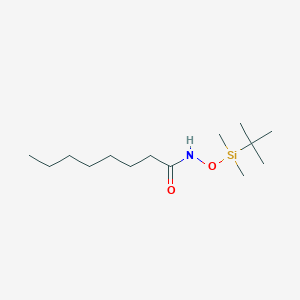 molecular formula C14H31NO2Si B14182922 N-{[tert-Butyl(dimethyl)silyl]oxy}octanamide CAS No. 917470-39-4