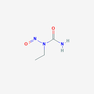 molecular formula C3H7N3O2 B014183 1-Ethyl-1-nitrosourea CAS No. 759-73-9