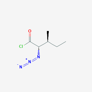 molecular formula C6H10ClN3O B14183043 (2S,3S)-2-azido-3-methylpentanoyl chloride CAS No. 921927-92-6