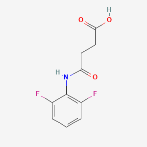 B1418308 3-[(2,6-Difluorophenyl)carbamoyl]propanoic acid CAS No. 1153935-43-3