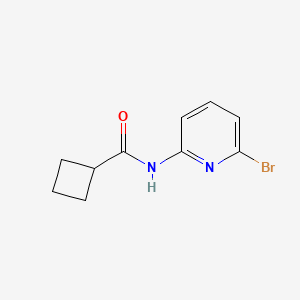 molecular formula C10H11BrN2O B1418310 N-(6-bromopyridin-2-yl)cyclobutanecarboxamide CAS No. 1153898-24-8