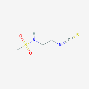 molecular formula C4H8N2O2S2 B1418312 N-(2-异硫氰酸乙基)甲磺酰胺 CAS No. 1155623-89-4