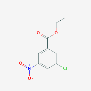 molecular formula C9H8ClNO4 B1418315 Ethyl 3-chloro-5-nitrobenzoate CAS No. 1156940-16-7
