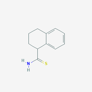 molecular formula C11H13NS B1418331 1,2,3,4-Tetrahydro-naphthalene-1-carbothioic acid amide CAS No. 58952-08-2