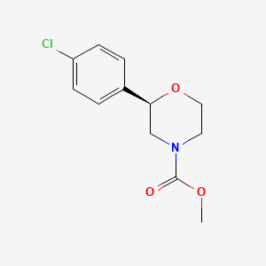molecular formula C12H14ClNO3 B14183343 Methyl (2r)-2-(4-chlorophenyl)morpholine-4-carboxylate CAS No. 920802-69-3