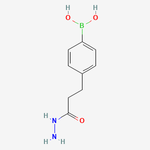 (4-(3-Hydrazinyl-3-oxopropyl)phenyl)boronic acid