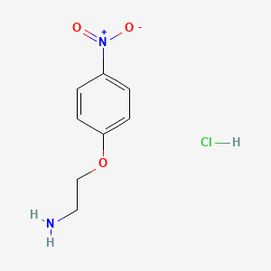 molecular formula C8H11ClN2O3 B1418339 2-(4-硝基苯氧基)乙胺盐酸盐 CAS No. 98395-62-1