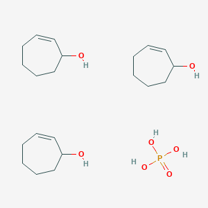 molecular formula C21H39O7P B14183411 Cyclohept-2-en-1-ol;phosphoric acid CAS No. 845726-63-8