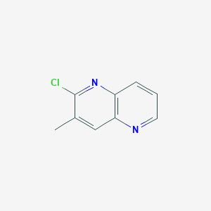 molecular formula C9H7ClN2 B1418350 2-Chloro-3-methyl-1,5-naphthyridine CAS No. 1049030-27-4