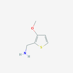 molecular formula C6H9NOS B1418354 (3-Methoxythien-2-yl)methylamine CAS No. 946409-37-6
