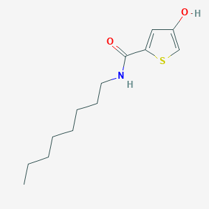 molecular formula C13H21NO2S B14183548 4-Hydroxy-N-octylthiophene-2-carboxamide CAS No. 922714-85-0