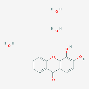molecular formula C13H14O7 B14183572 3,4-Dihydroxy-9H-xanthen-9-one trihydrate CAS No. 870637-60-8