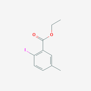 molecular formula C10H11IO2 B1418360 Ethyl 2-iodo-5-methylbenzoate CAS No. 933585-44-5
