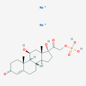 molecular formula C21H31Na2O8P+2 B141837 Hydrocortisone sodium phosphate CAS No. 6000-74-4