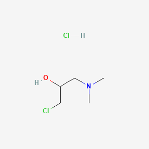 molecular formula C5H13Cl2NO B1418370 N-(3-Chloro-2-hydroxypropyl)dimethylamine hydrochloride CAS No. 51583-51-8
