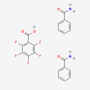 molecular formula C21H15F5N2O4 B14183745 Pentafluorobenzoic acid--benzamide (1/2) CAS No. 926021-21-8