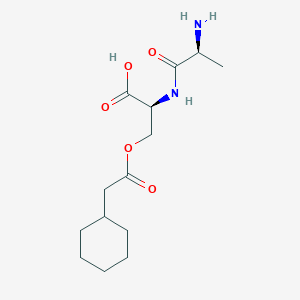 molecular formula C14H24N2O5 B14183772 L-Alanyl-O-(cyclohexylacetyl)-L-serine CAS No. 921934-34-1