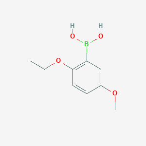molecular formula C9H13BO4 B1418382 2-乙氧基-5-甲氧基苯硼酸 CAS No. 957065-85-9