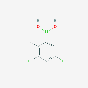 molecular formula C7H7BCl2O2 B1418389 3,5-Dichloro-2-methylphenylboronic acid CAS No. 957120-97-7