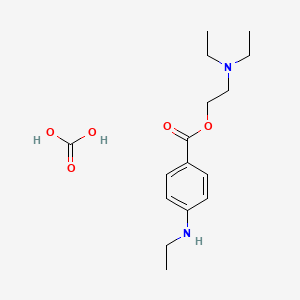 molecular formula C16H26N2O5 B14183939 Carbonic acid;2-(diethylamino)ethyl 4-(ethylamino)benzoate CAS No. 874124-69-3
