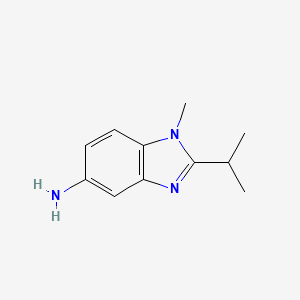 molecular formula C11H15N3 B14183943 1-methyl-2-(propan-2-yl)-1H-benzimidazol-5-amine CAS No. 921040-41-7